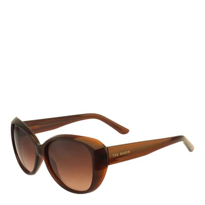 Womens Ted Baker Brown Sunglasses 57mm