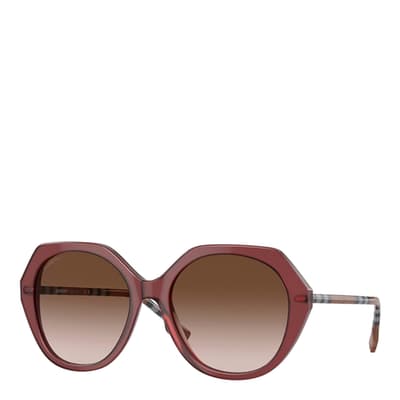Women's Burberry Red Sunglasses 55mm