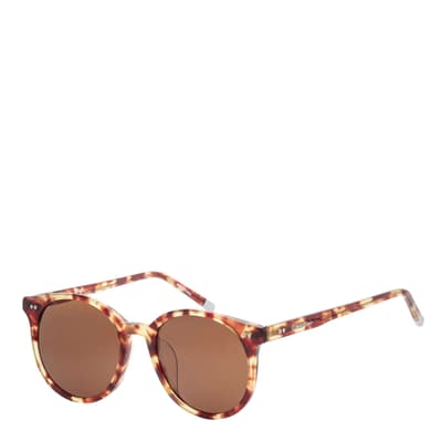 Unisex Calvin Klein Brown Sunglasses 57mm