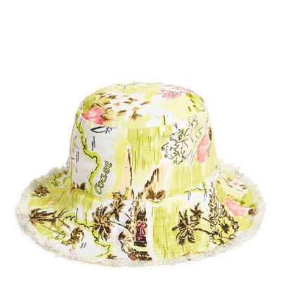 Lime Coast To Coast Bucket Hat
