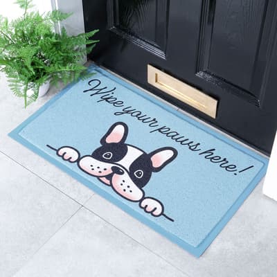 Wipe Your Paws Here Indoor & Outdoor Doormat - 70x40cm