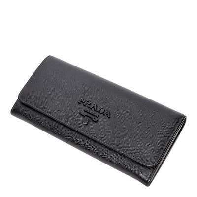 Black Flap Wallet Wallet
