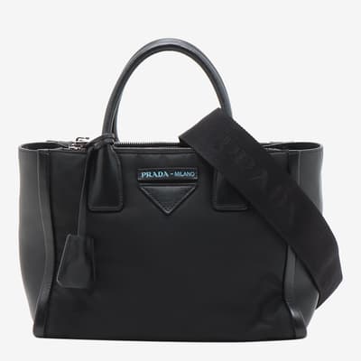 Black Prada Nylon 2 Way Bag 