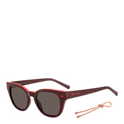 Brown Rectangular Sunglasses 50mm