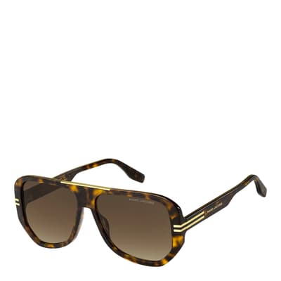Marc Jacobs Havana Sunglasses 59mm