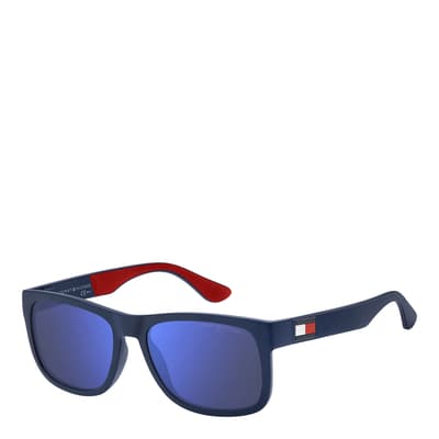 Tommy Hilfiger Matte Blue Sunglasses 56mm