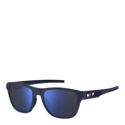 Tommy Hilfiger Metalized Blue Sunglasses 55mm