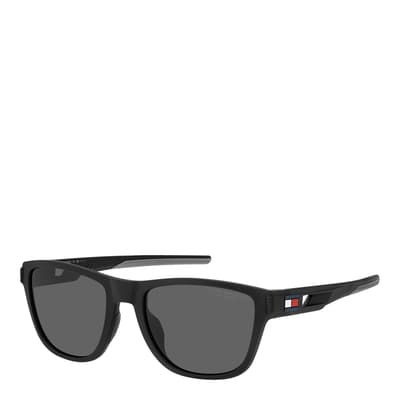 Tommy Hilfiger Matte Black Sunglasses 55mm