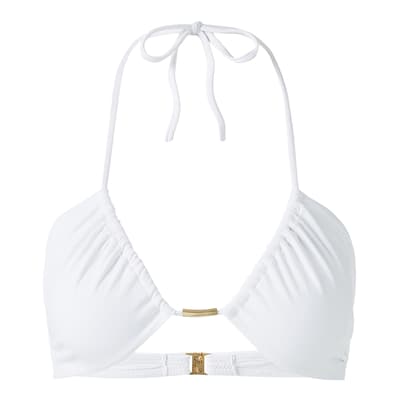 White Luxor Bikini Top