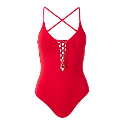 Red  Nerano Red Swimsuit