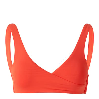 Orange Orlando Apricot Bikini Top