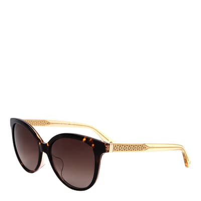 Womens Havana Kate Spade Sunglasses 55mm