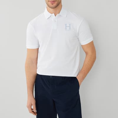 White Classic Fit Heritage Cotton Polo Shirt