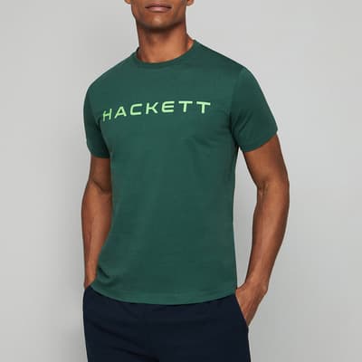 Green Classic Fit Cotton Sport T-Shirt