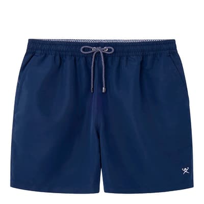 Dark Blue Solid Colour Swim Shorts