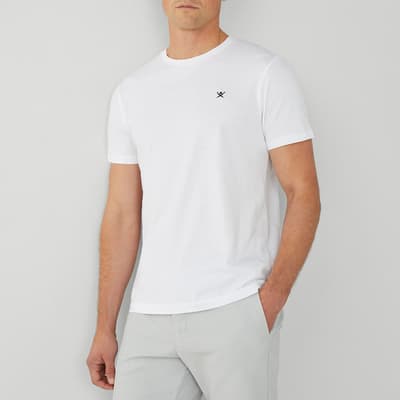 White Classic Fit Cotton T-Shirt