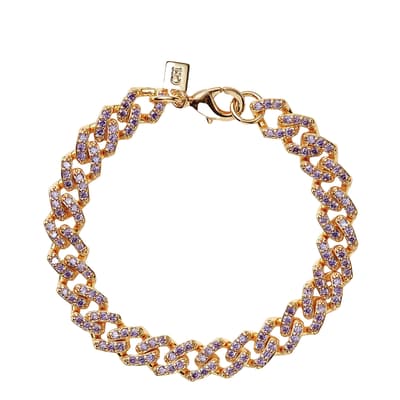 Lavender Mexican Chain Bracelet