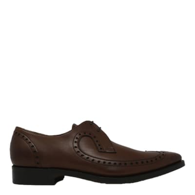 Brown Leather Woody Formal Shoe