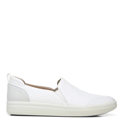 White Leather Penelope Trainer