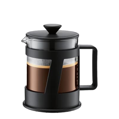 Black Crema Coffee Maker 4 cup, 0.5 l, 17 oz