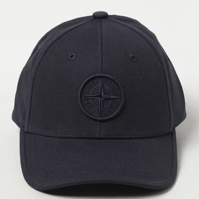 Navy Compass Logo Cotton Cap