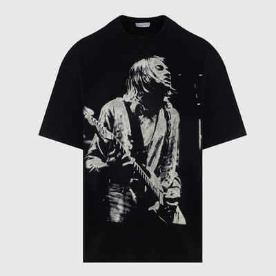 Black Kurt Cotton T-Shirt 