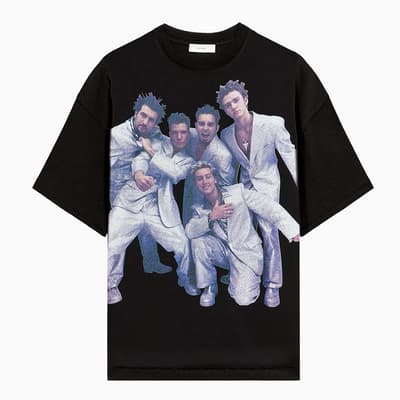 Black Nsync Y2K Cotton T-Shirt