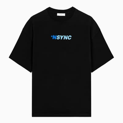 Black Nsync Cotton T-Shirt