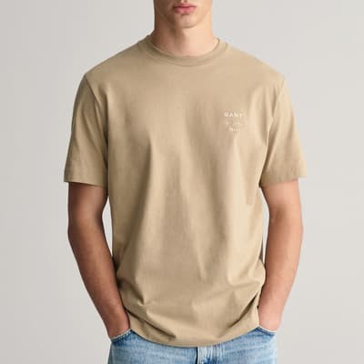 Camel Logo Script Cotton T-Shirt