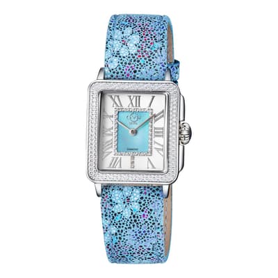 Women's Blue Padova Floral Watch 28.5mm