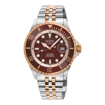Men's Silver Wall Street Swiss Automatic Watch 43mm