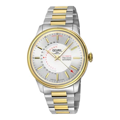 Men's Silver Guggenheim Automatic Watch