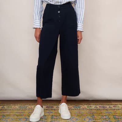 Navy Beau Trousers