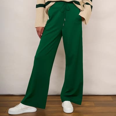Green Penny Ponte Trousers