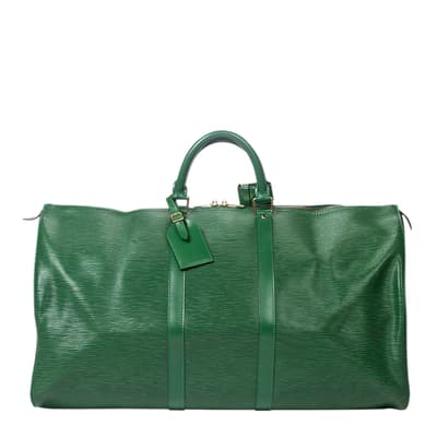 Green Keepall Travel Bag
