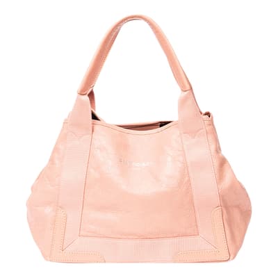 Pink Small Cabas Tote Shoulder Bag
