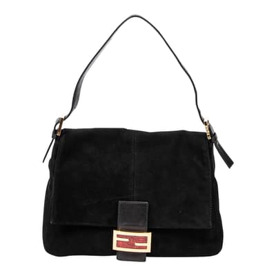 Black Mama Baguette Shoulder Bag