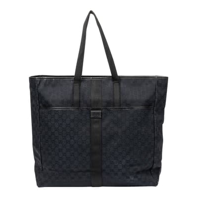 Black Large Zip Weekender Travel Bag