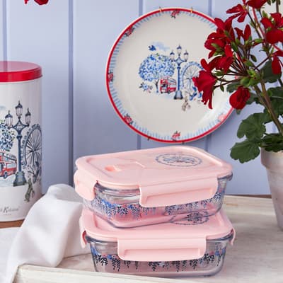 London Glass Food Storage Container