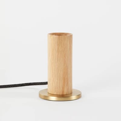 Oak Knuckle Table Lamp