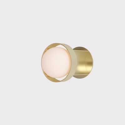 Loop Wall Light Gold with Sphere III