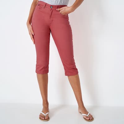 Pink Mia Cropped Jeans