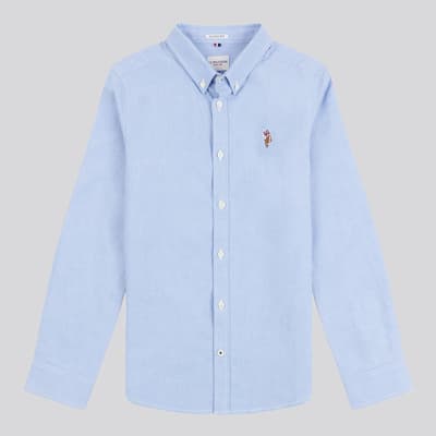 Pale Blue Oxford Cotton Shirt