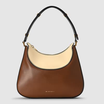Brown Hobo Shoulder Bag
