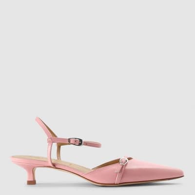 Pink Melia Kitten Heeled Shoes