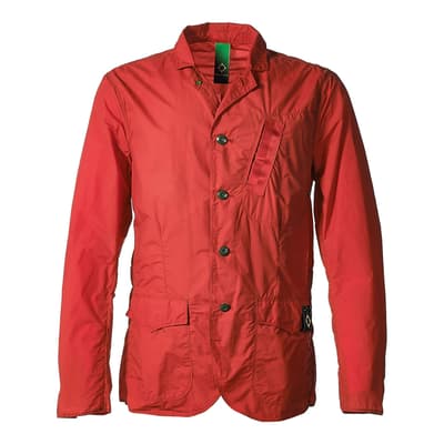 Red Military Button Jacket