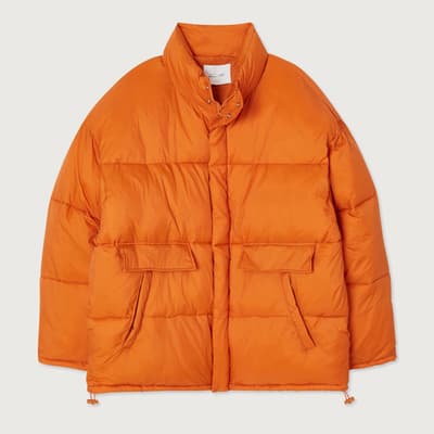 Orange Kolbay Puffer Coat