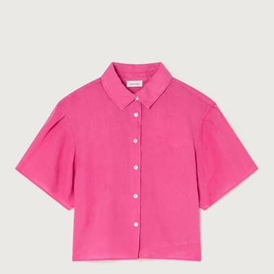 Pink Ivybo Linen Shirt
