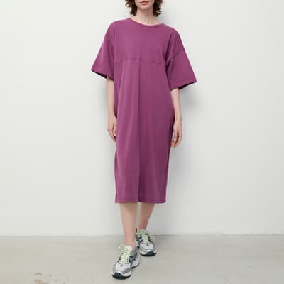 Purple Cotton Rekbay Dress