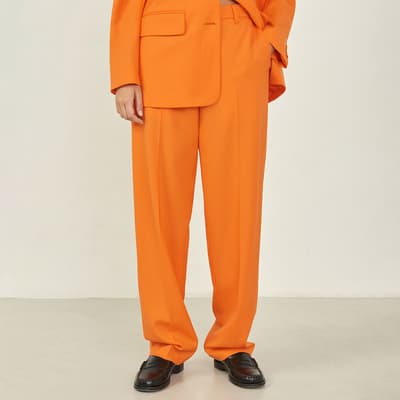Orange Wool Tabinsville Pant